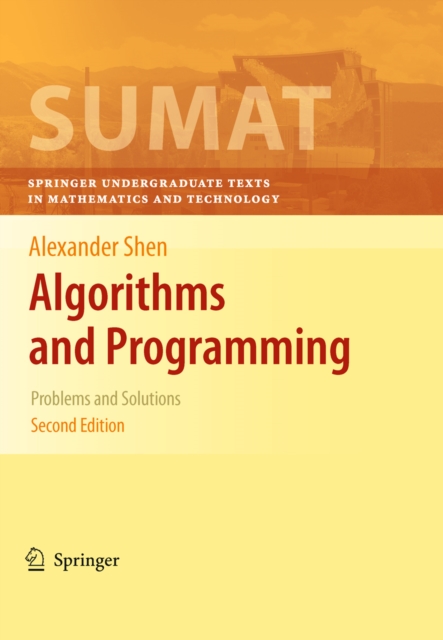 Algorithms and Programming : Problems and Solutions, PDF eBook