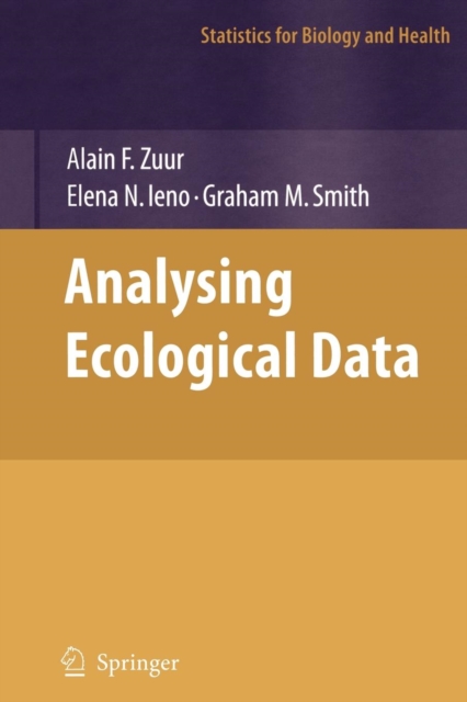 Analyzing Ecological Data, Paperback / softback Book