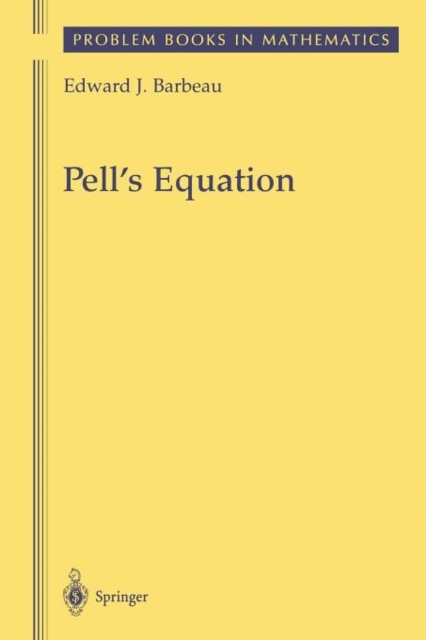 Pell's Equation, Paperback Book