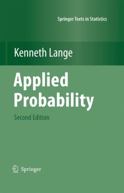 Applied Probability, Hardback Book