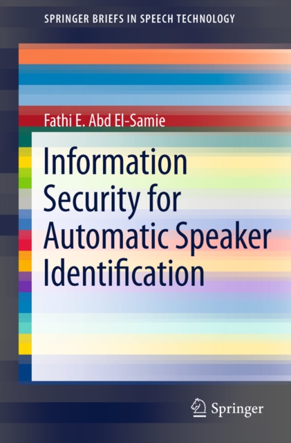 Information Security for Automatic Speaker Identification, PDF eBook