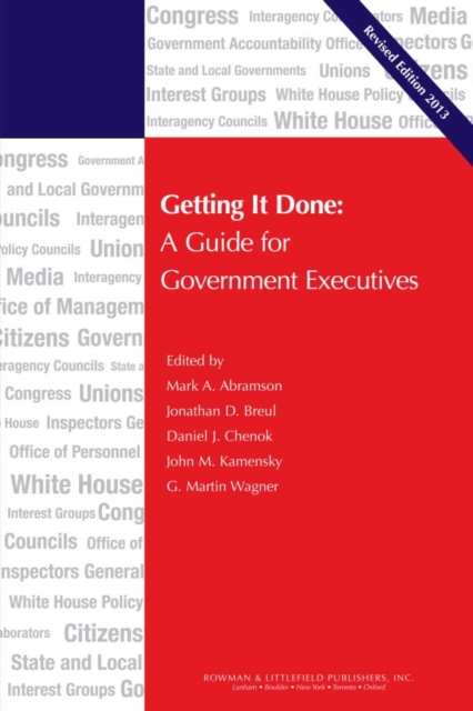 Getting It Done : A Guide for Government Executives, EPUB eBook