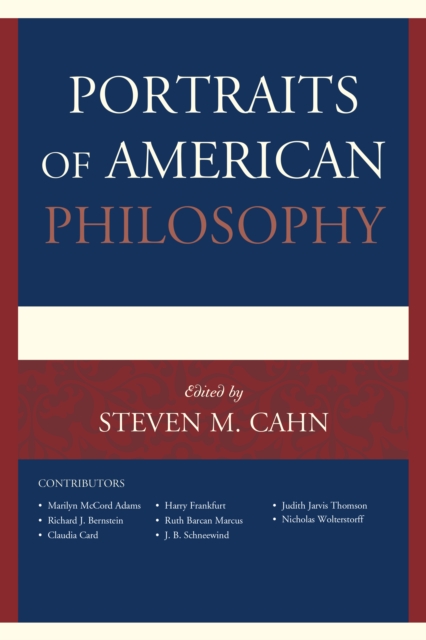Portraits of American Philosophy, Hardback Book