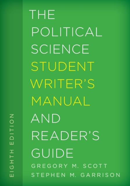 The Political Science Student Writer's Manual and Reader's Guide, Paperback / softback Book