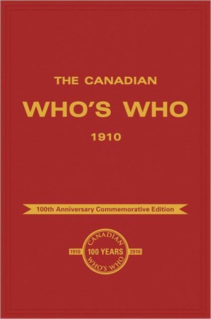 The Canadian Who's Who 1910, Paperback / softback Book