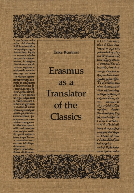 Erasmus as a Translator of the Classics, PDF eBook