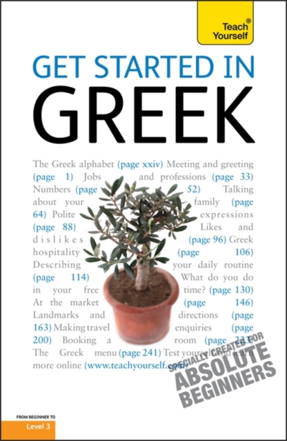 Get Started in Beginner's Greek: Teach Yourself, Paperback Book
