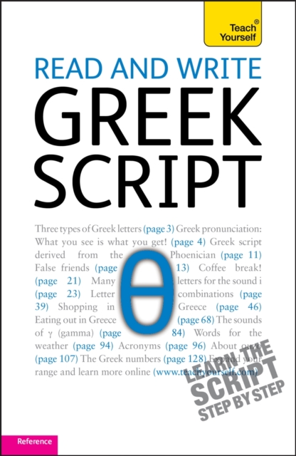 Read and write Greek script: Teach yourself, EPUB eBook