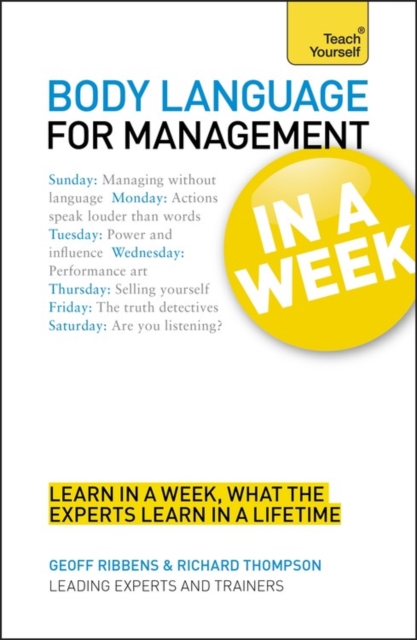 Body Language for Management in a Week: Teach Yourself, Paperback Book