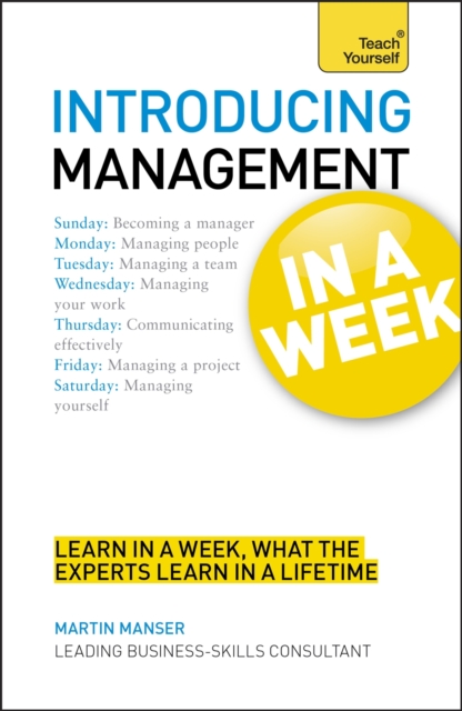 Introducing Management in a Week: Teach Yourself, Paperback Book