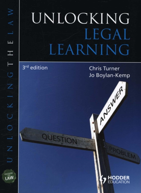 Unlocking Legal Learning, Paperback / softback Book
