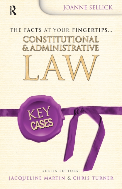 Key Cases: Constitutional and Administrative Law, EPUB eBook