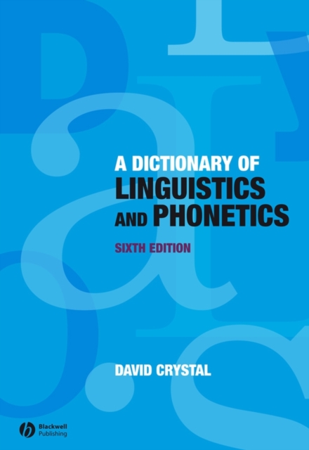 A Dictionary of Linguistics and Phonetics, PDF eBook
