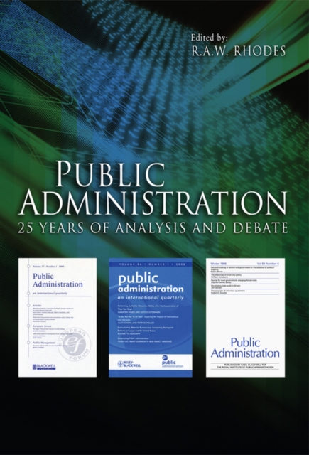 Public Administration : 25 Years of Analysis and Debate, Paperback / softback Book