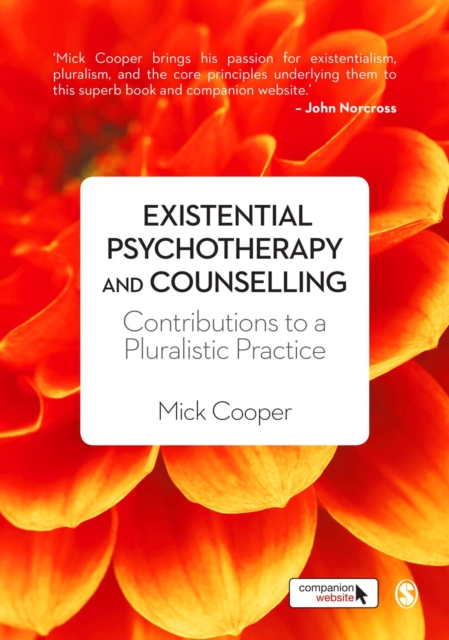 Existential Psychotherapy and Counselling : Contributions to a Pluralistic Practice, Hardback Book
