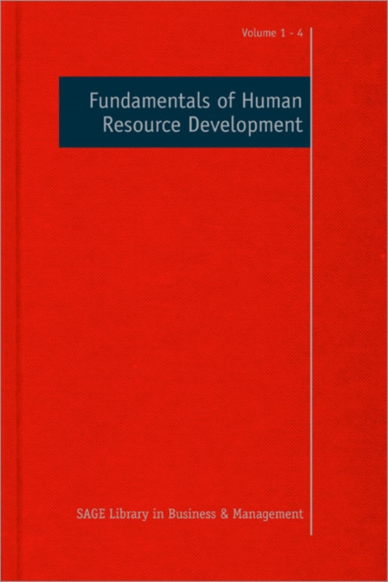 Fundamentals of Human Resource Development, Multiple-component retail product Book