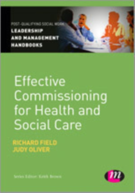 Effective Commissioning in Health and Social Care, Hardback Book