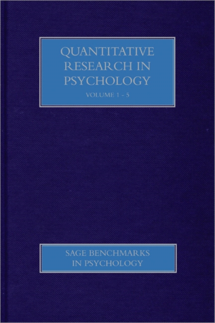 Quantitative Research in Psychology, Multiple-component retail product Book