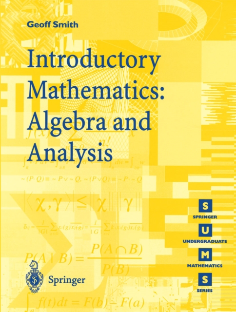 Introductory Mathematics: Algebra and Analysis, PDF eBook