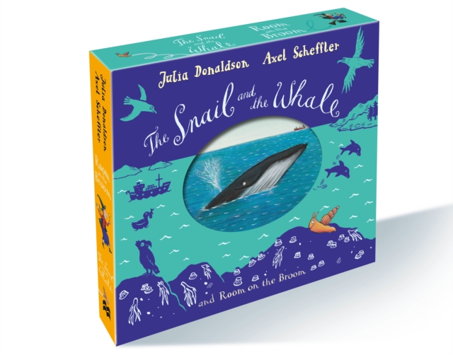 The Snail and the Whale and Room on the Broom board book gift slipcase, Mixed media product Book