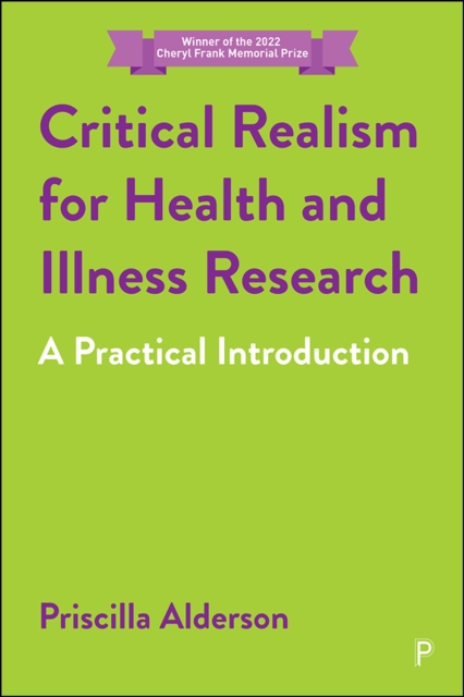 Critical Realism for Health and Illness Research : A Practical Introduction, PDF eBook