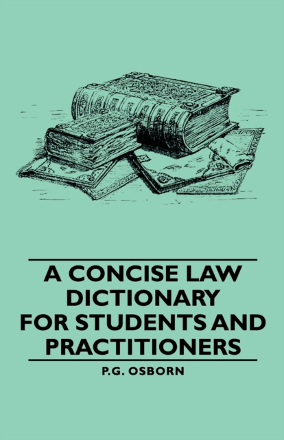 A Concise Law Dictionary - For Students and Practitioners, EPUB eBook