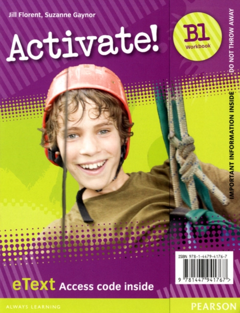 Activate! B1 Workbook eText Access Card, Digital product license key Book