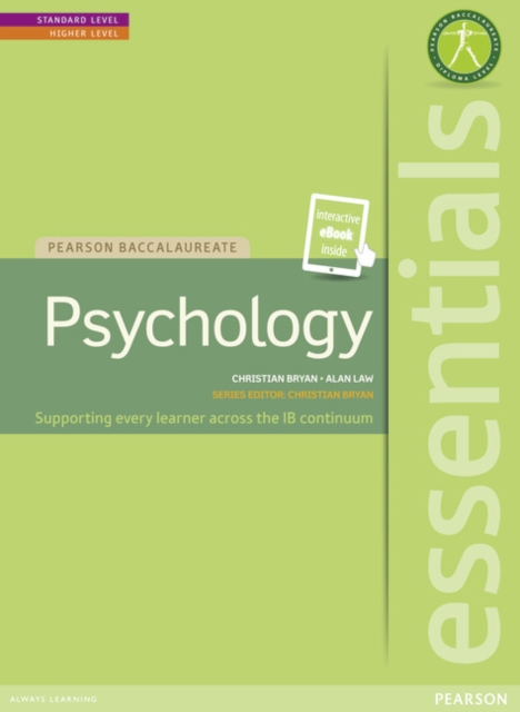 Pearson Baccalaureate Essentials: Psychology print and ebook bundle, Mixed media product Book