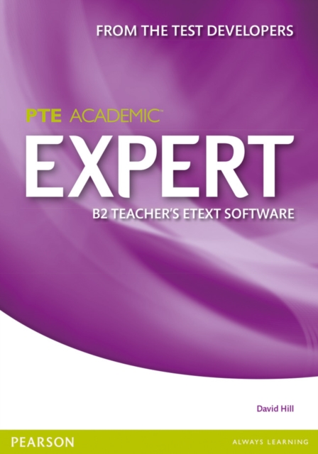 Expert Pearson Test of English Academic B2 eText Teacher's CD-ROM, CD-ROM Book