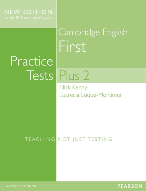 Cambridge First Volume 2 Practice Tests Plus New Edition Students' Book without Key, Multiple-component retail product Book