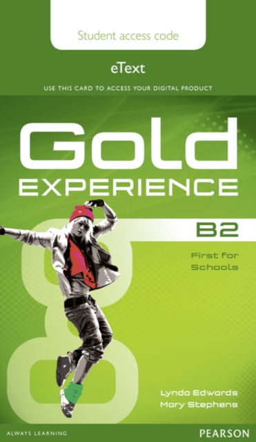 Gold Experience B2 eText Student Access Card, Digital product license key Book