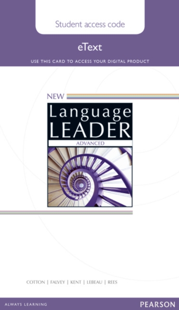 NEW LANGUAGE LEADER ADVANCED STUDENT ETE,  Book