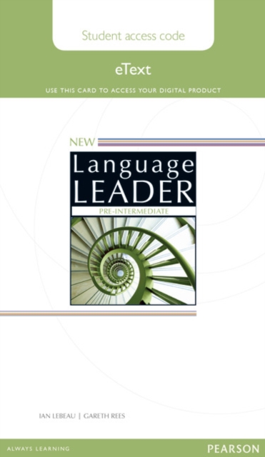 NEW LANGUAGE LEADER PREINTERMEDIATE STUD,  Book