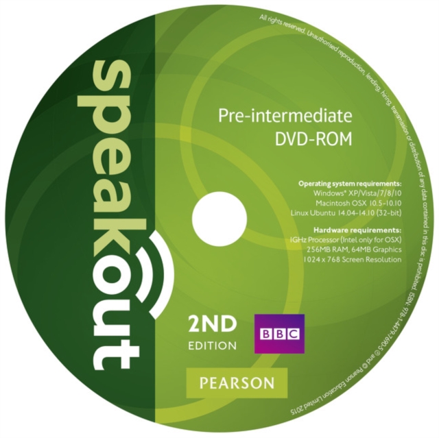 Speakout Pre-Intermediate 2nd Edition DVD-ROM for Pack, DVD-ROM Book