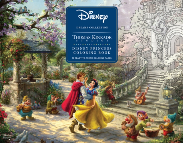 Disney Dreams Collection Thomas Kinkade Studios Disney Princess Coloring Poster, Paperback / softback Book