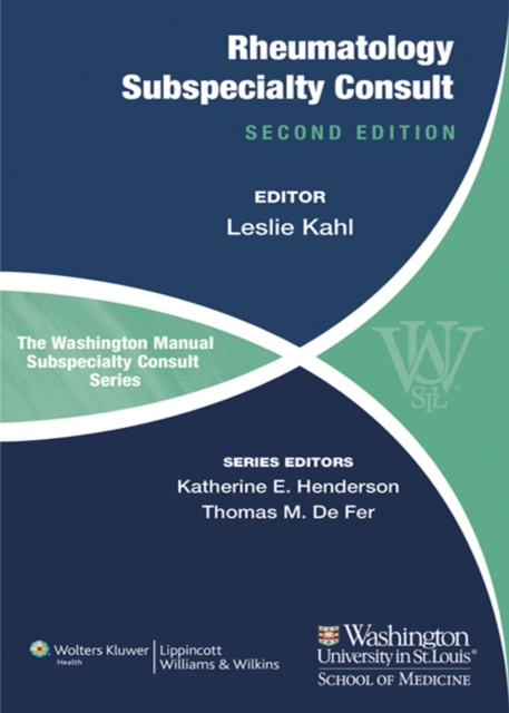 The Washington Manual of Rheumatology Subspecialty Consult, EPUB eBook