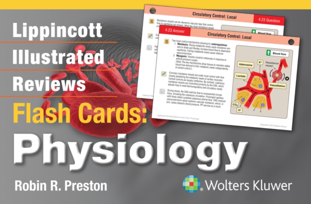 Lippincott Illustrated Reviews Flash Cards: Physiology, Cards Book