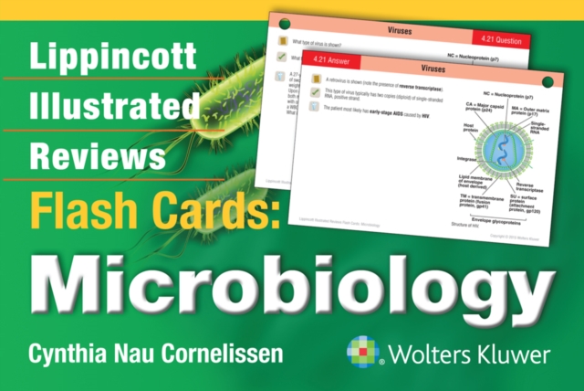 Lippincott Illustrated Reviews Flash Cards: Microbiology, Cards Book