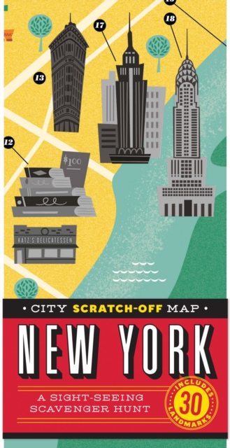 City Scratch-off Map: New York : A Sight-Seeing Scavenger Hunt, Other printed item Book