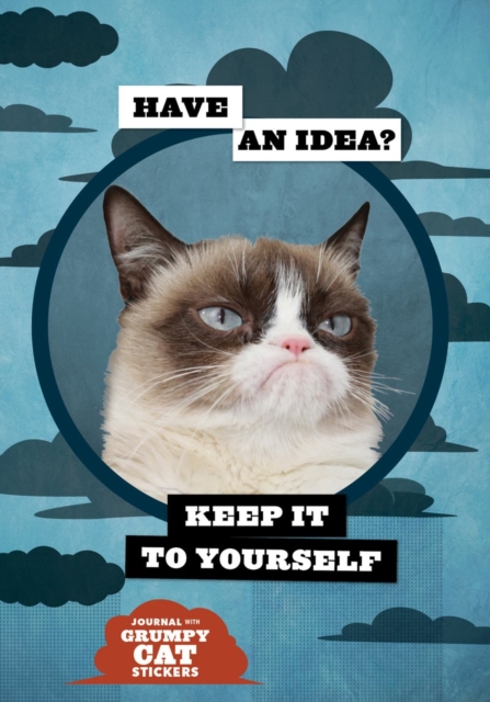 Grumpy Cat Flexi Journal with Stickers, Diary or journal Book