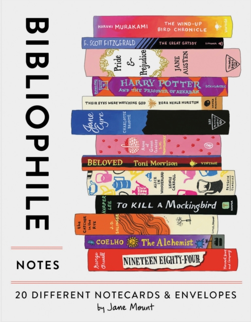 Bibliophile Notes : 20 Different Notecards & Envelopes, Cards Book
