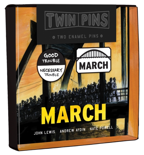 March Twin Pins : Two Enamel Pins, General merchandise Book
