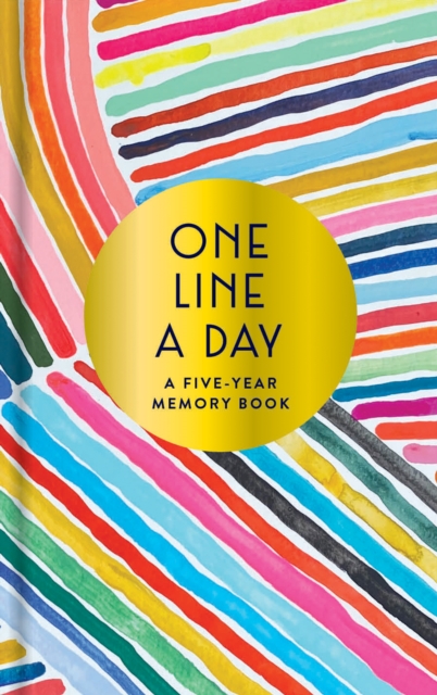 Rainbow One Line a Day : A Five-Year Memory Book, Diary or journal Book