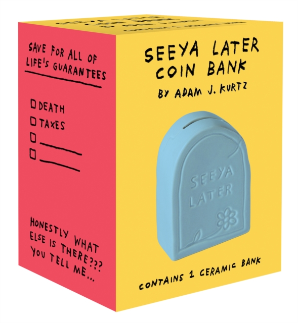Seeya Later Coin Bank, General merchandise Book