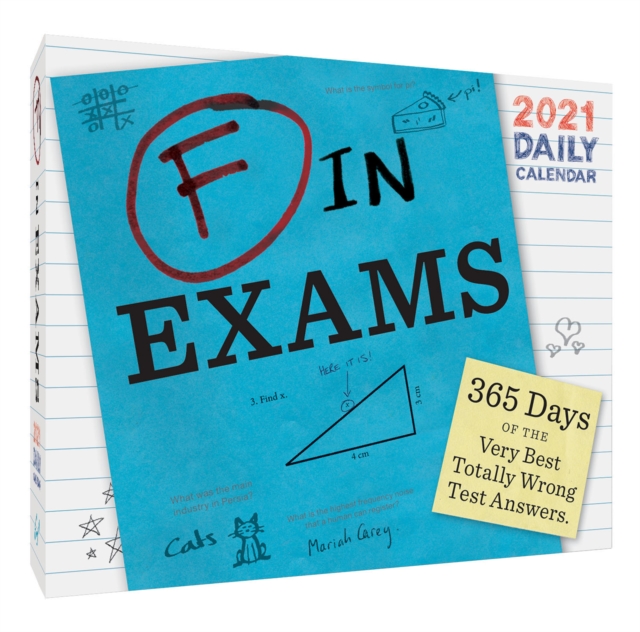 F in Exams 2021 Daily Calendar, Calendar Book