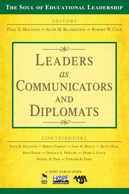 Leaders as Communicators and Diplomats, PDF eBook