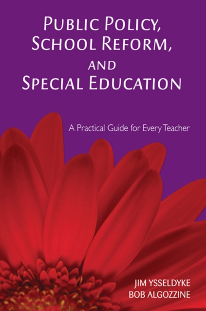 Public Policy, School Reform, and Special Education : A Practical Guide for Every Teacher, PDF eBook