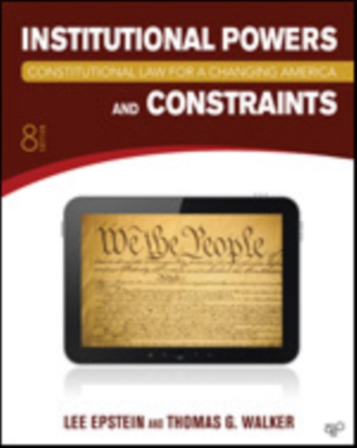 Constitutional Law for a Changing America : Institutional Powers and Constraints, Paperback / softback Book