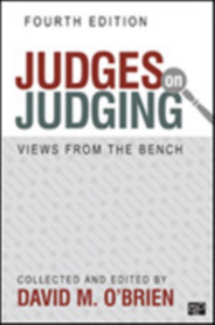 Judges on Judging : Views from the Bench, Paperback / softback Book