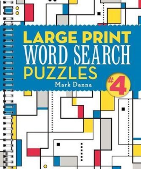 Large Print Word Search Puzzles, Spiral bound Book